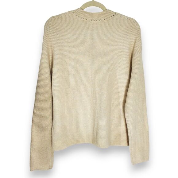 GAP Cashsoft Crew Ivory Sweater Women Small S Cream Comfort NWT MSRP $69.99 - Picture 3 of 9